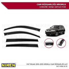 Niken Kromlu Cam Rüzgarlığı Volkswagen Tiguan 2010-2015 ile uyumlu