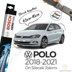 Bosch Aerotwin Muz Silecek Takımı Volkswagen Polo 2018-2019 ile uyumlu