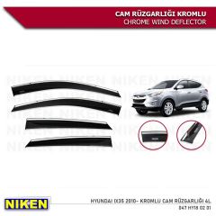 Niken Kromlu Cam Rüzgarlığı Hyundai Ix35 2010-2017 ile uyumlu