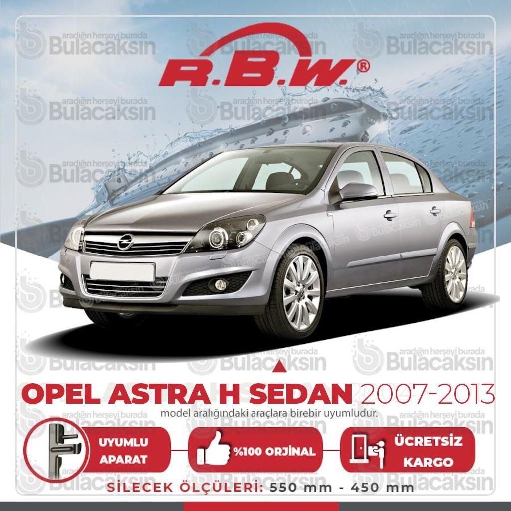 Opel Astra H Sedan Muz Silecek Takımı (2007-2013) RBW