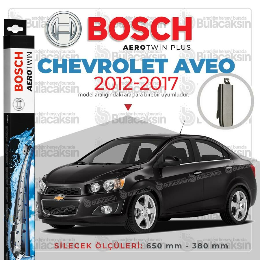 Chevrolet Aveo Sedan Muz Silecek Takımı (2012-2017) Bosch Aerotwin