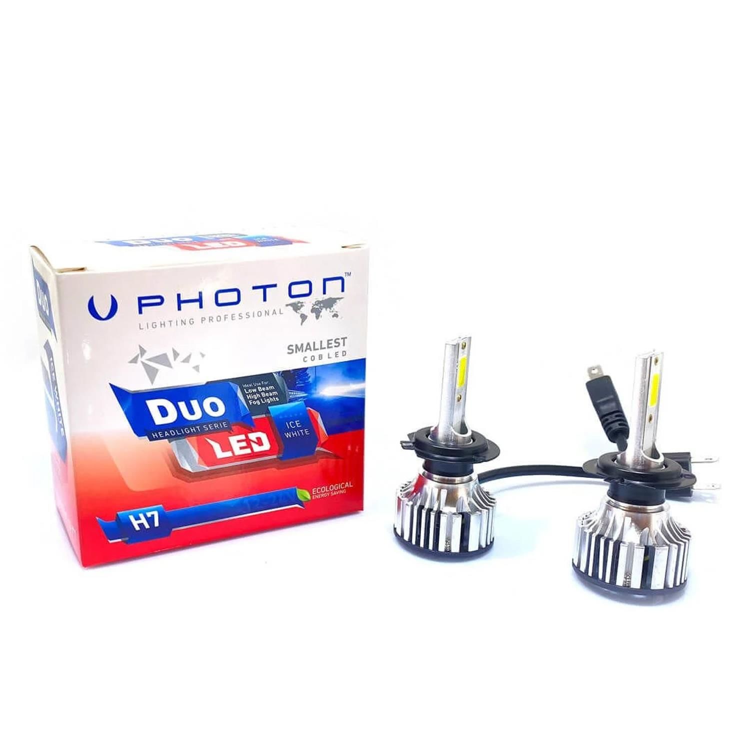 Photon Duo Serisi Led Headlight Beyaz Işık 12V Led Xenon H7