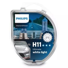 Philips Diamond Vision H11 Beyaz Ampul 12362DVS2 - 2'li Ampul