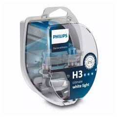 Philips Diamond Vision H3 Beyaz Ampul 12336DVS2 - 2'li Ampul