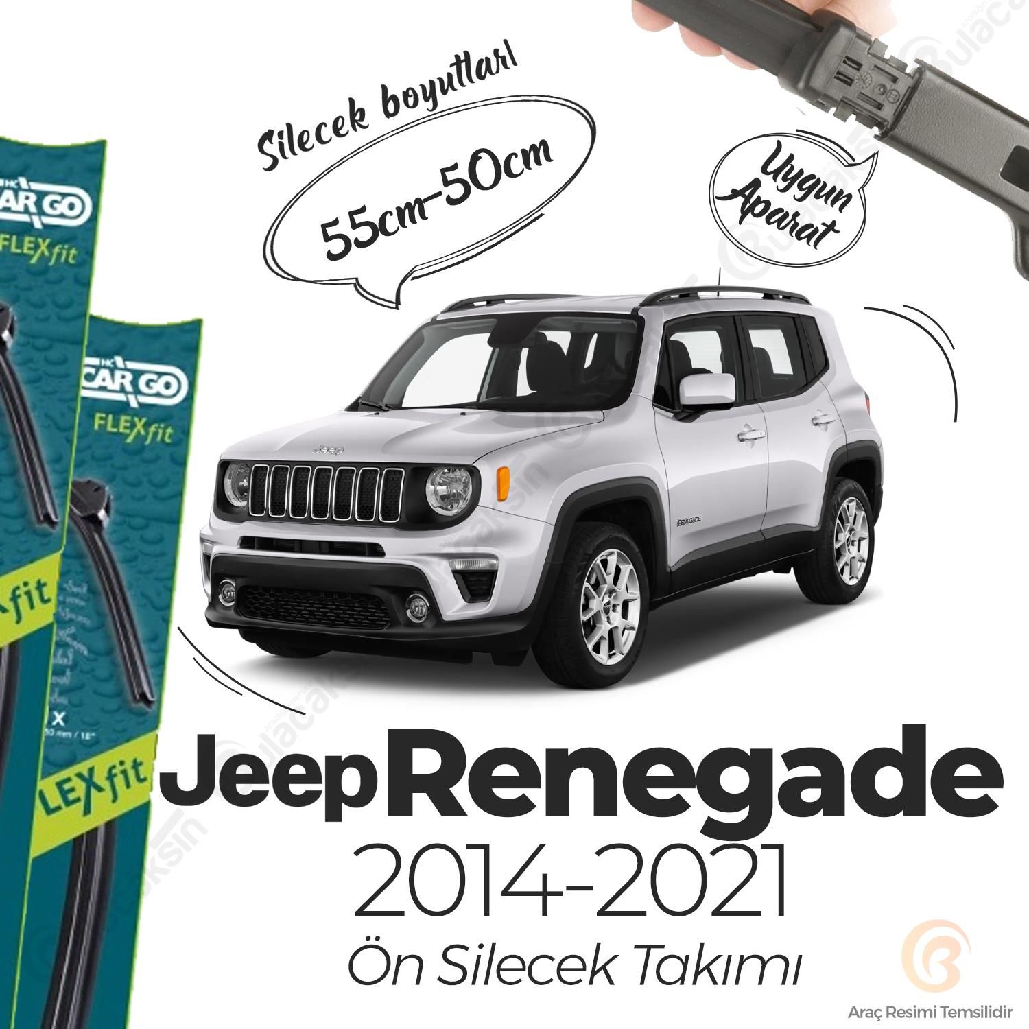 Jeep Renegade Muz Silecek Takımı (2014-2021) HC Cargo