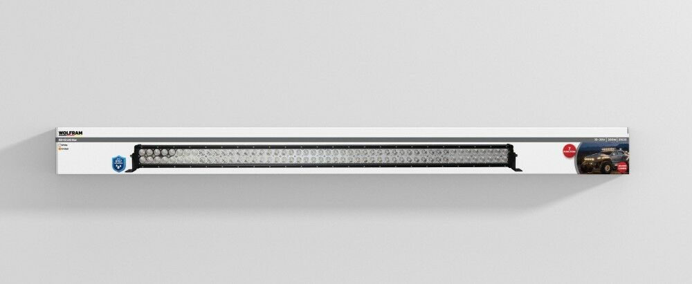Wolfram Led Bar Beyaz Işık + Amber Işık 7 Fonksiyon Çakarlı 137 cm 12/24V E-Belgeli 300W