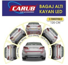 Carub Bagaj Altı Kayan 120Cm Led 5 Foksiyon Ayarlı