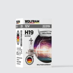 Wolfram H19 Ampul Gümüş Kafa Yeni Nesil PU43T-3 12V 60/55W