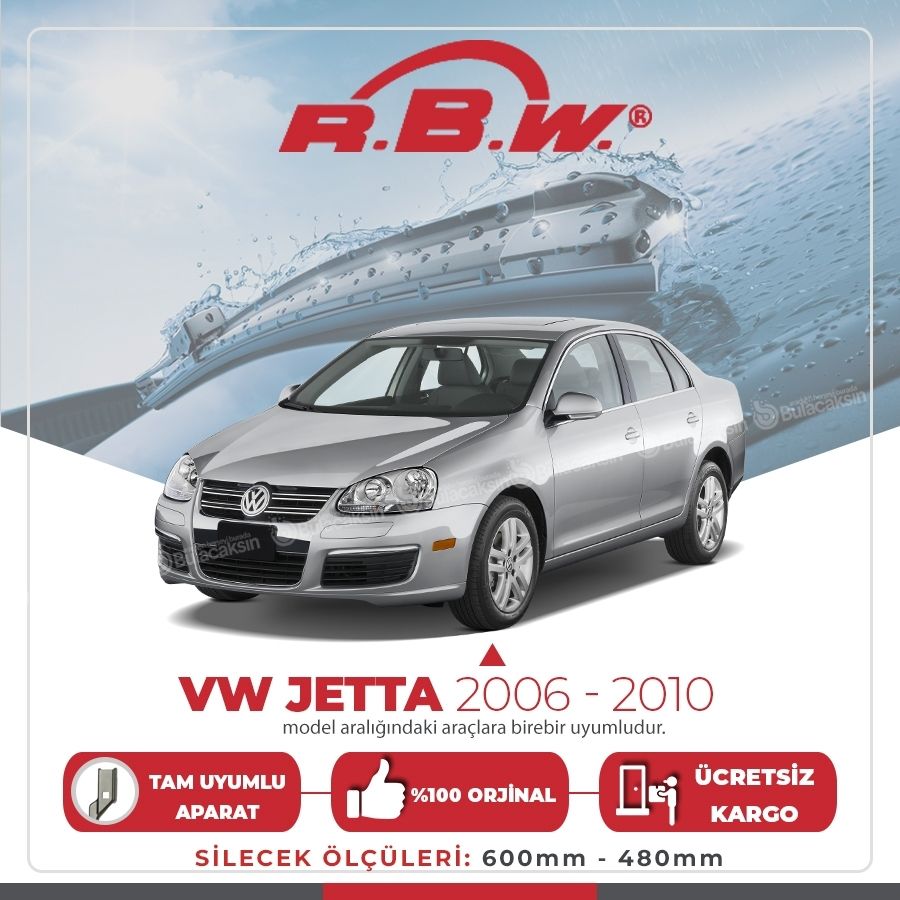 Volkswagen Jetta Muz Silecek Takımı (2006-2010) RBW