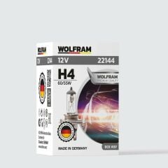 Wolfram H4 Ampul Standart Işık Tırnaklı P43T 12V 55/60W