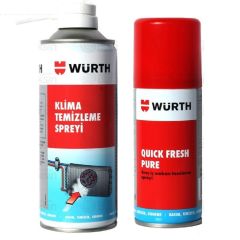 Würth Klima Temizleme Spreyi 300 Ml + Quick Fresh 100ml