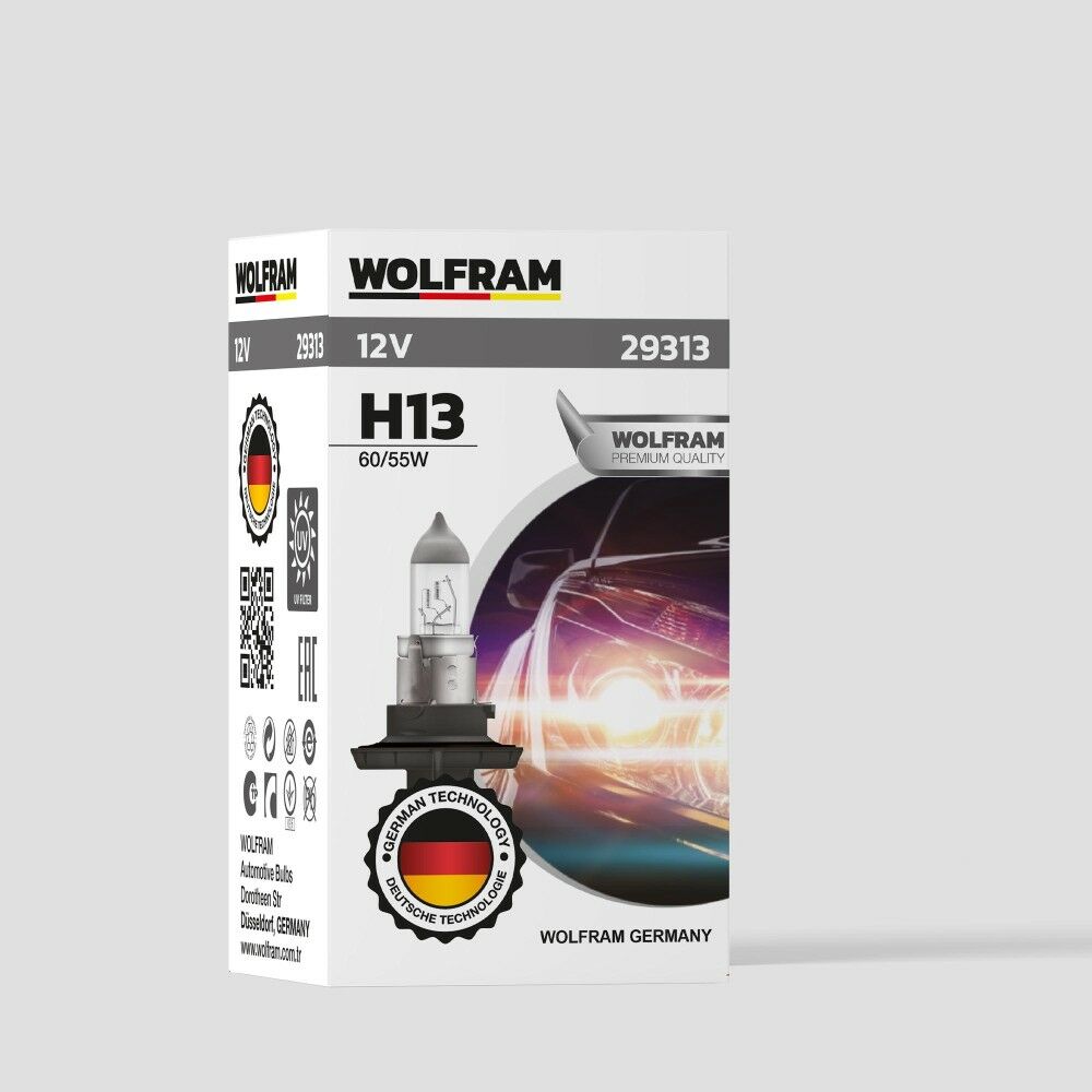 Wolfram H13 Ampul Standart Işık 12V 60/55W