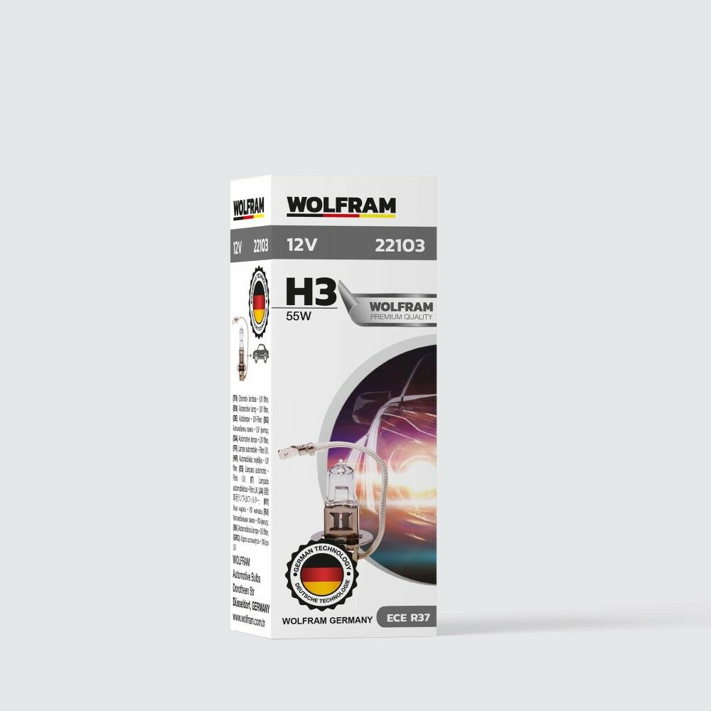 Wolfram H3 Ampul Standart Işık 12V 55W