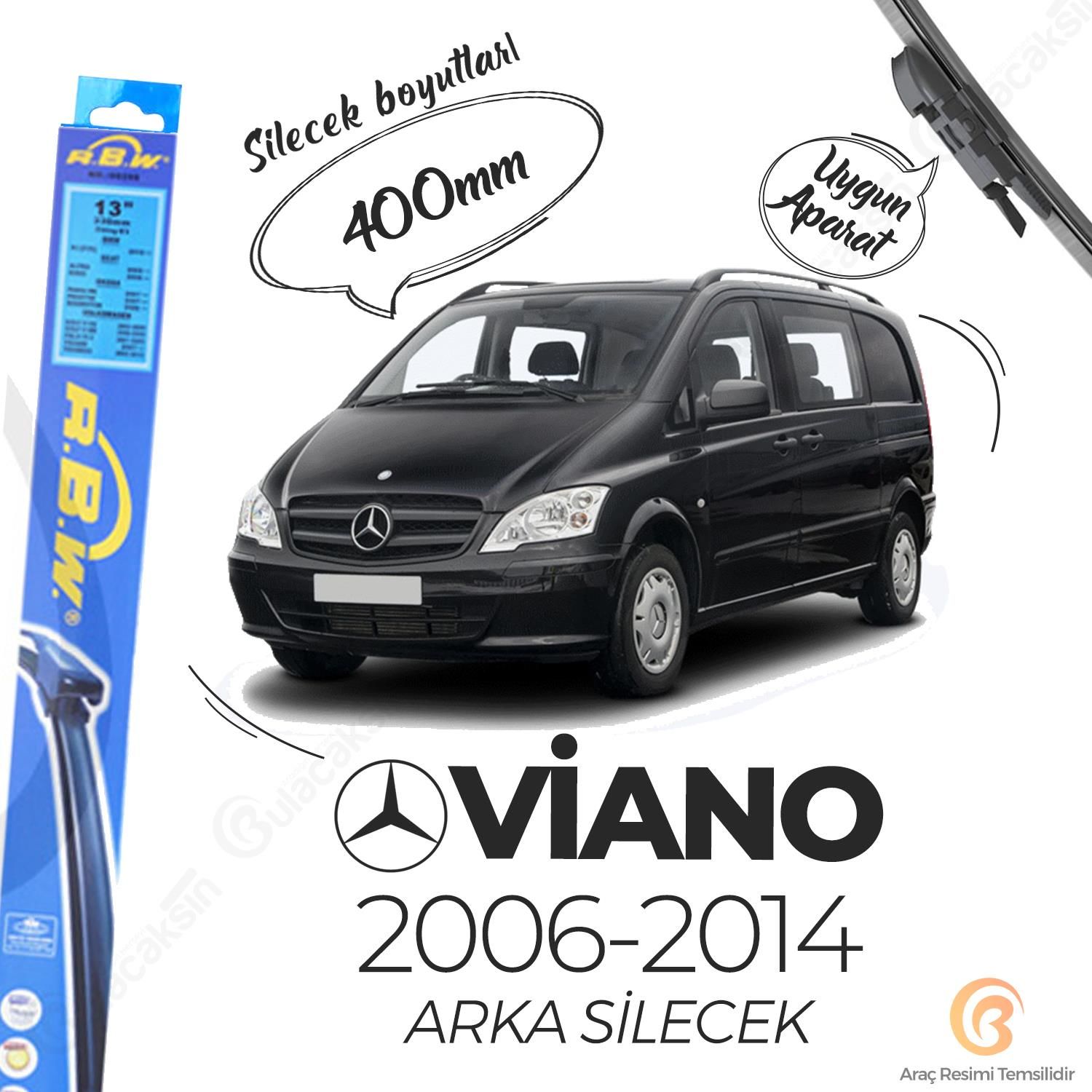 RBW Arka Silecek Mercedes Viano 2011-2014 ile uyumlu