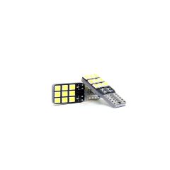 Niken 12V T10 Büyük Dipsiz Ampul 18 Led'li 2’li SET - Beyaz Işık