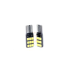 Niken 12V T10 Büyük Dipsiz Ampul 18 Led'li 2’li SET - Beyaz Işık