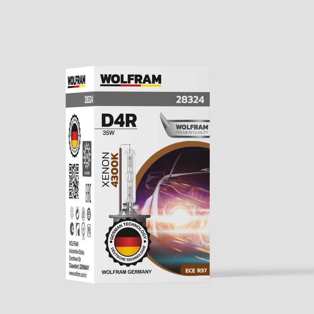 Wolfram D4R Xenon Ampul Standart Işık 12V 35W 4300K