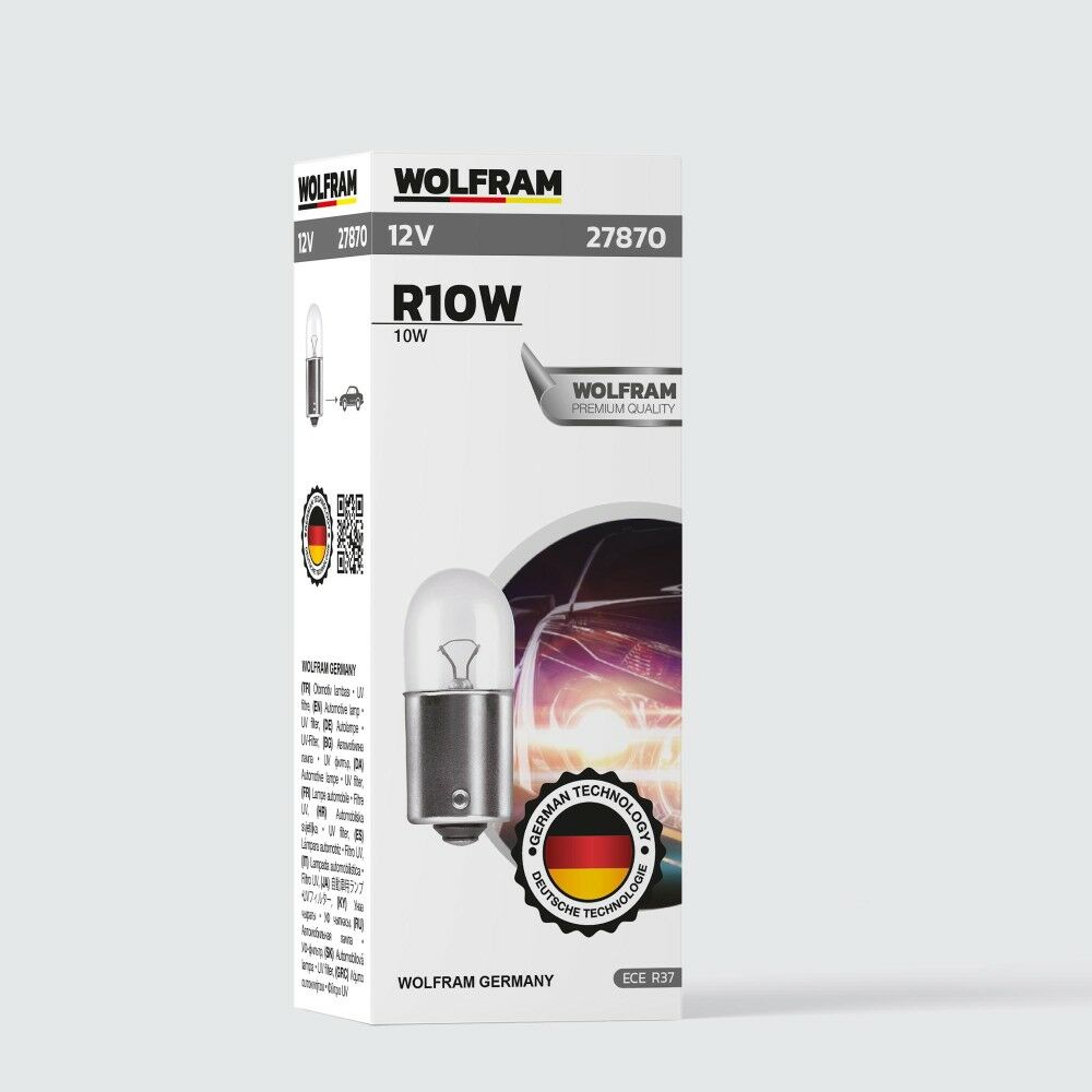 Wolfram R10W Ampul 67 12V 10W 10 ADET