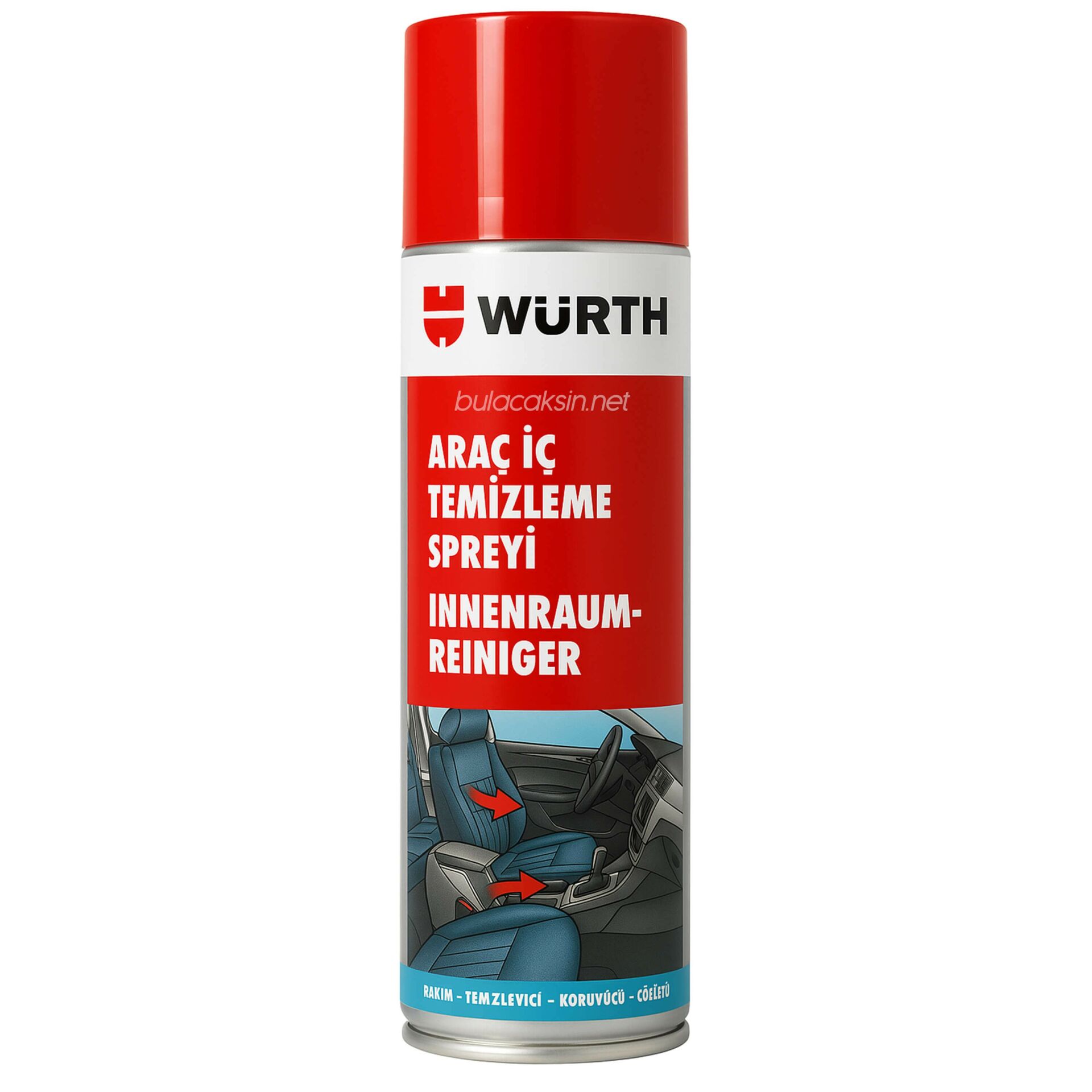Würth Araç içi Temizleme Ve Bakım Spreyi 500 ml