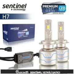 Sentinel Premium H7 Beyaz Led Xenon Ampül Seti 85W 14000 Lumen