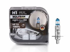 Wolfram H1 Ampul NV +%150 Fazla Işık ve %20 Beyaz Işık 12V 55W