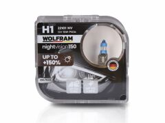 Wolfram H1 Ampul NV +%150 Fazla Işık ve %20 Beyaz Işık 12V 55W