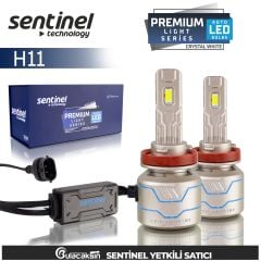 Sentinel Premium H11 Beyaz Led Xenon Ampül Seti 85W 14000 Lumen