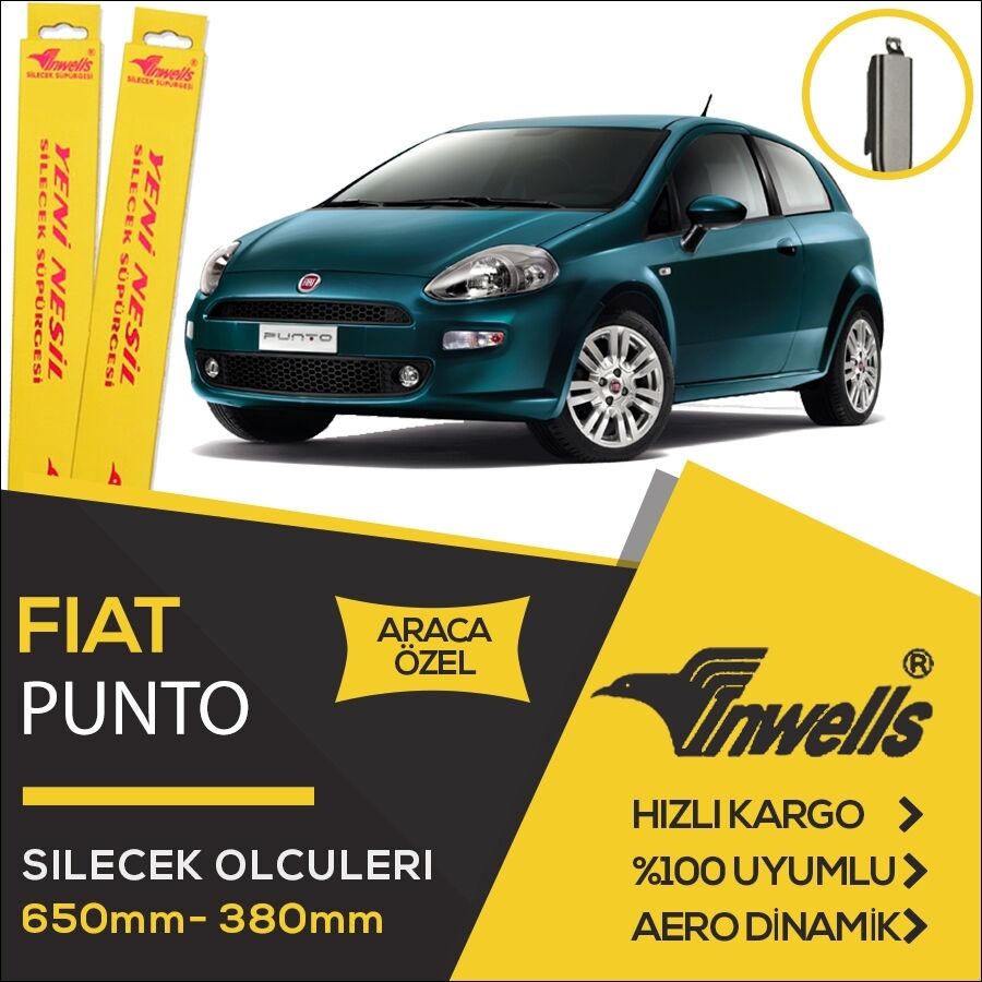 Fiat Punto Muz Silecek Takımı (2007-2017) İnwells