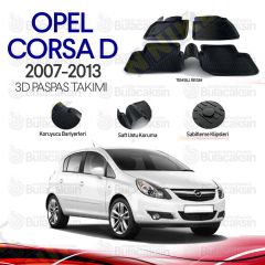 Opel Corsa D 2007 - 2013 3D Havuzlu Oto Paspas Takımı
