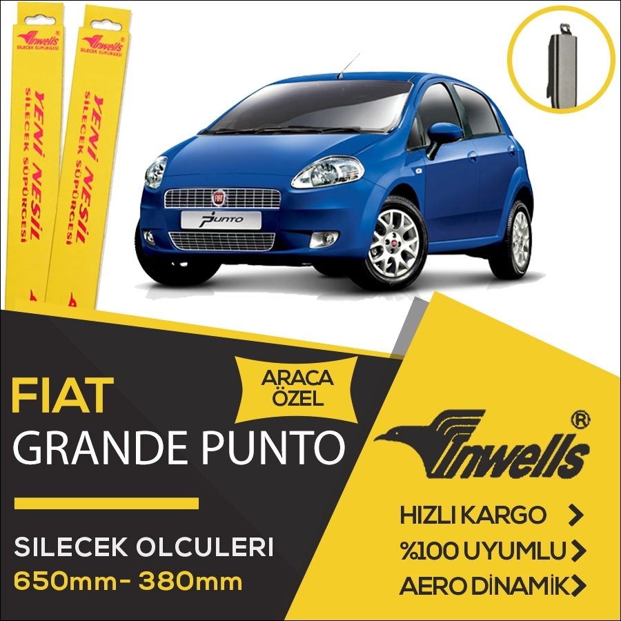 Fiat Grande Punto Muz Silecek Takımı (2005-2014) İnwells