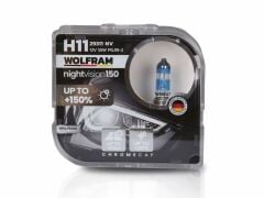 Wolfram H11 Ampul NV +%150 Fazla Işık ve %20 Beyaz Işık 12V 55W