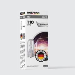 Wolfram T10 Ampul T10 Orta Dipsiz Ampul 12V 3W 10 ADET