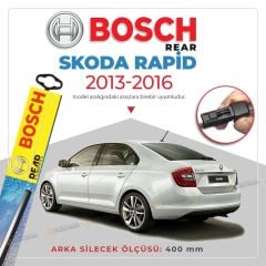 Bosch Rear Arka Silecek Skoda Rapid 2012-2017 ile uyumlu