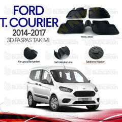 Ford Tourneo Courier 2014 - 2017 3D Havuzlu Oto Paspas Takımı