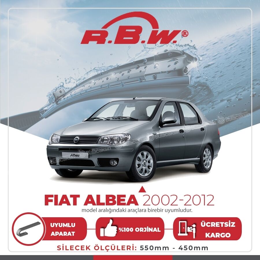 Fiat Albea Muz Silecek Takımı (2002-2012) RBW