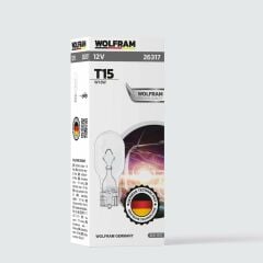 Wolfram T15 Ampul T15 Büyük Dipsiz Ampul 12V 16W 10 ADET