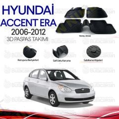 Hyundai Accent Era 2006 - 2012 3D Havuzlu Oto Paspas Takımı