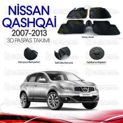 Nissan Qashqai 2007 - 2013 3D Havuzlu Oto Paspas Takımı