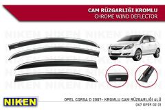 Niken Kromlu Cam Rüzgarlığı Opel Corsa D 2007-2014 ile uyumlu