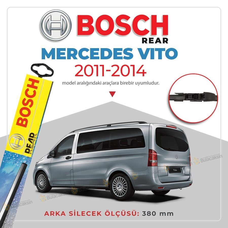 Bosch Rear Arka Silecek Mercedes Vito 2011-2014 ile uyumlu