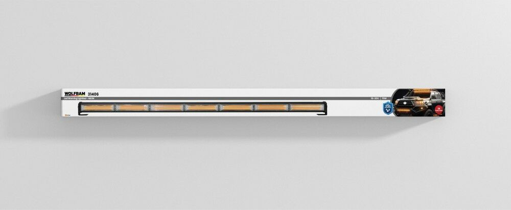 Wolfram Led İkaz Lambası NEON 14 Fonksiyon 106 cm 10/30V E-Belgeli 70W