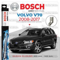 Bosch Aerotwin Muz Silecek Takımı Volvo V70 2008-2017 ile uyumlu