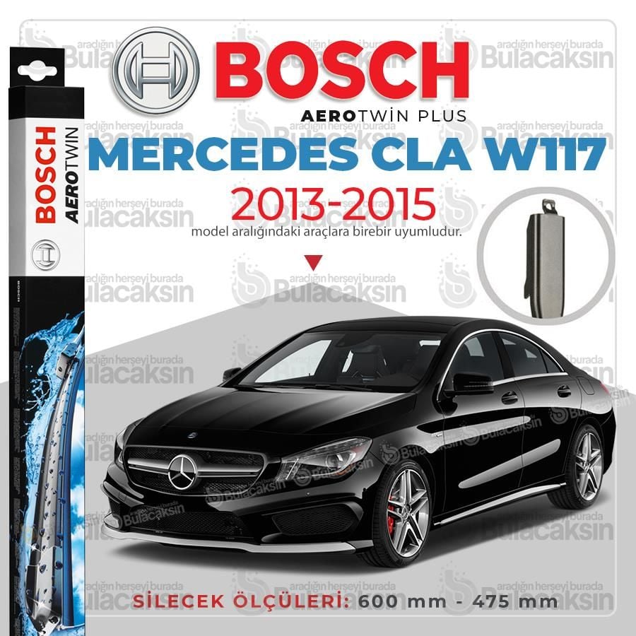 Mercedes CLA W117 Muz Silecek Takımı (2013-2015) Bosch Aerotwin