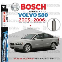 Bosch Aerotwin Muz Silecek Takımı Volvo S80 2003-2006 ile uyumlu