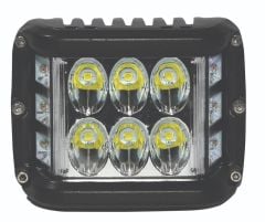 Wolfram Led Kaput Üstü Off-Road Lambaı 6 Led Beyaz 6 Led Sarı Çakar Fonksiyonlu 10/30V E-Belgeli 36W