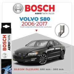 Bosch Aerotwin Muz Silecek Takımı Volvo S80 2006-2017 ile uyumlu