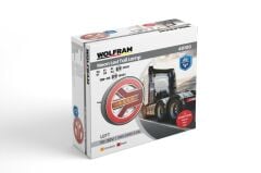 Wolfram Led Yuvarlak 3 Fonksiyonlu Stop-Sinyal-Park Lambası 10-30V E9 Belgeli Sol