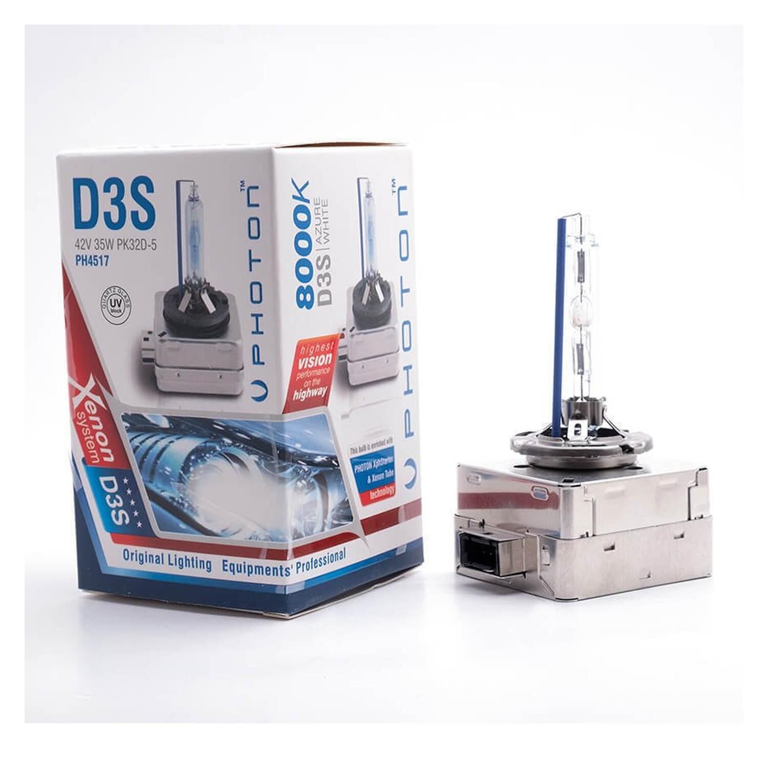 Photon D3S 8000K Azure White Zenon Ampul