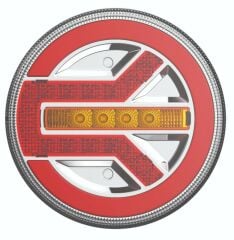 Wolfram Led Yuvarlak 3 Fonksiyonlu Stop-Sinyal-Park Lambası 10-30V E9 Belgeli Sağ