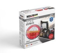 Wolfram Led Yuvarlak 4 Fonksiyonlu Stop-Sinyal-Park-Geri Vites 10-30V E9 Belgeli Sağ
